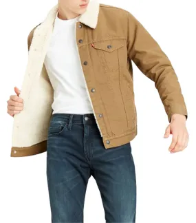 Veste Levi's® avec manches longues et col français beige