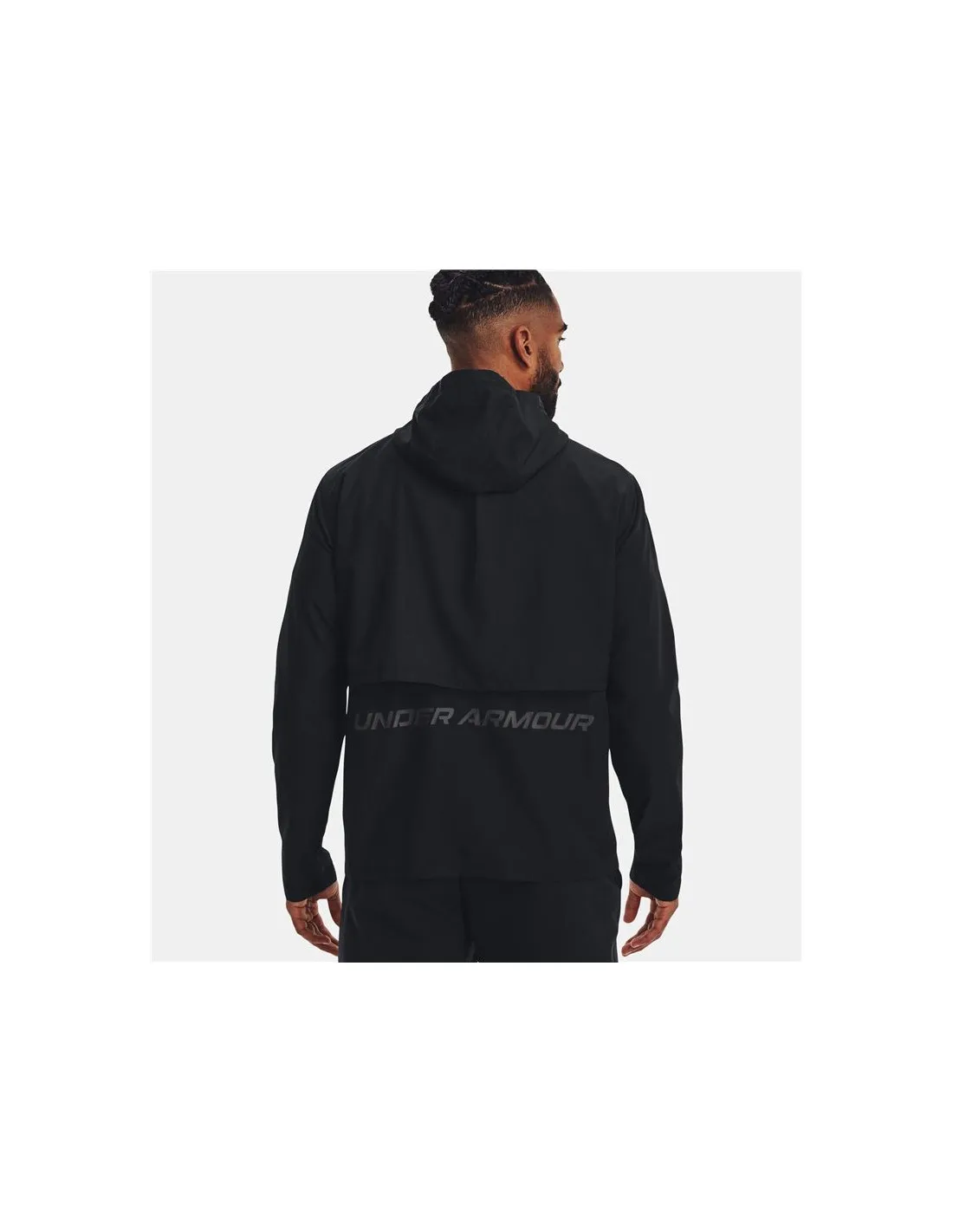 Veste par Running Under Amour Storm Run Homme Noir