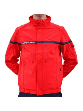 Veste softshell SSIAP manches amovibles